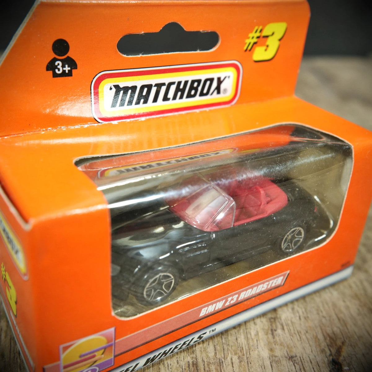 Matchbox, Sealed Box, #3 BMW Z3 Roadster, Black