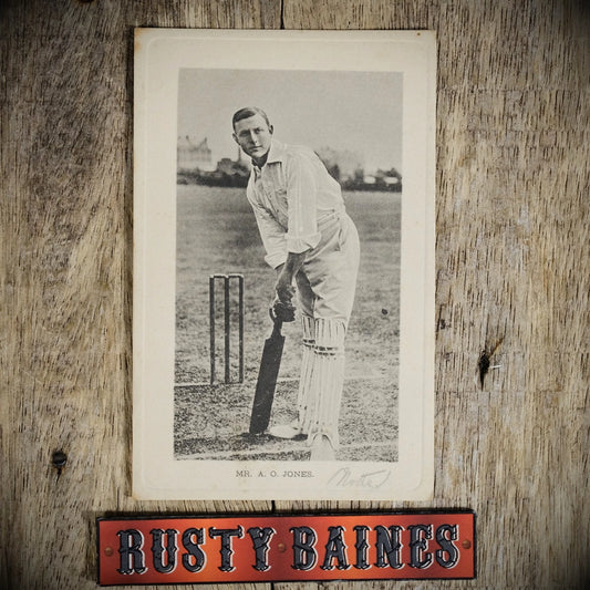 Postcard, Social History, Arthur Owen Jones Cricket, Printed