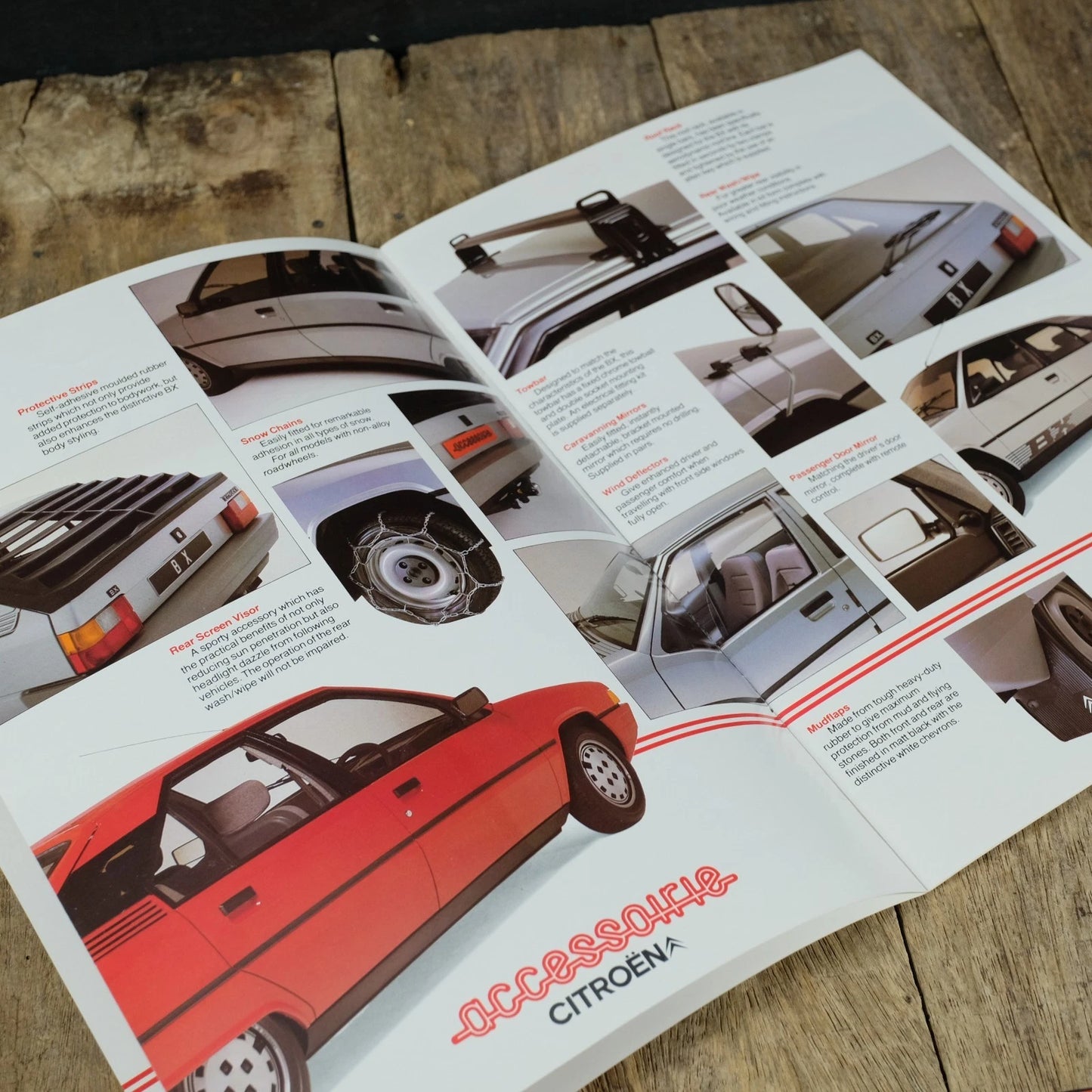 Original Car Brochure, Citroen BX Accessories
