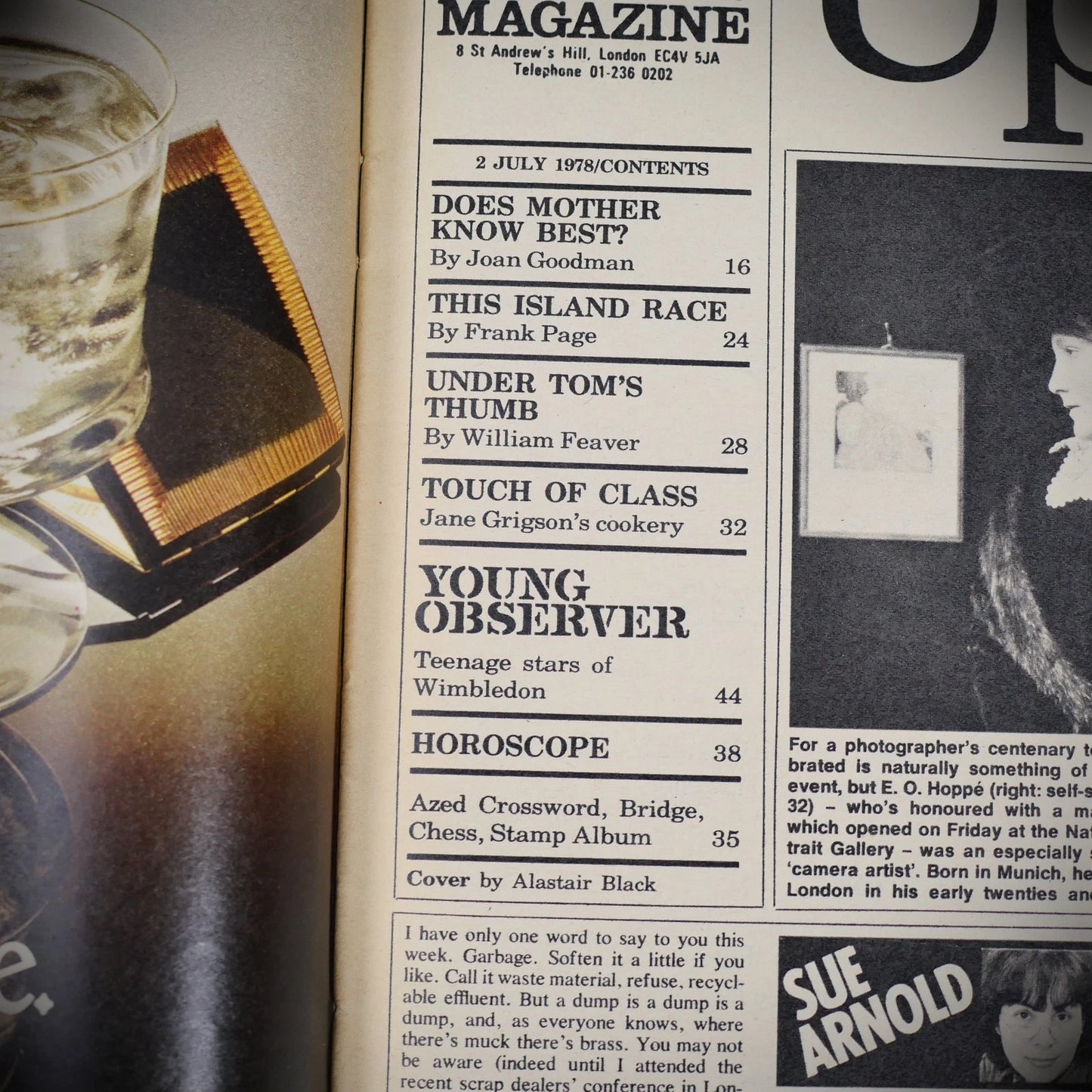 Vintage Observer Magazine 2nd July 1978, Brook Shields, Thomas Bewick