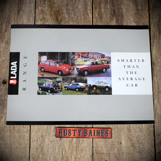 Car Brochure, Lada Range 1990 Samara Riva Niva