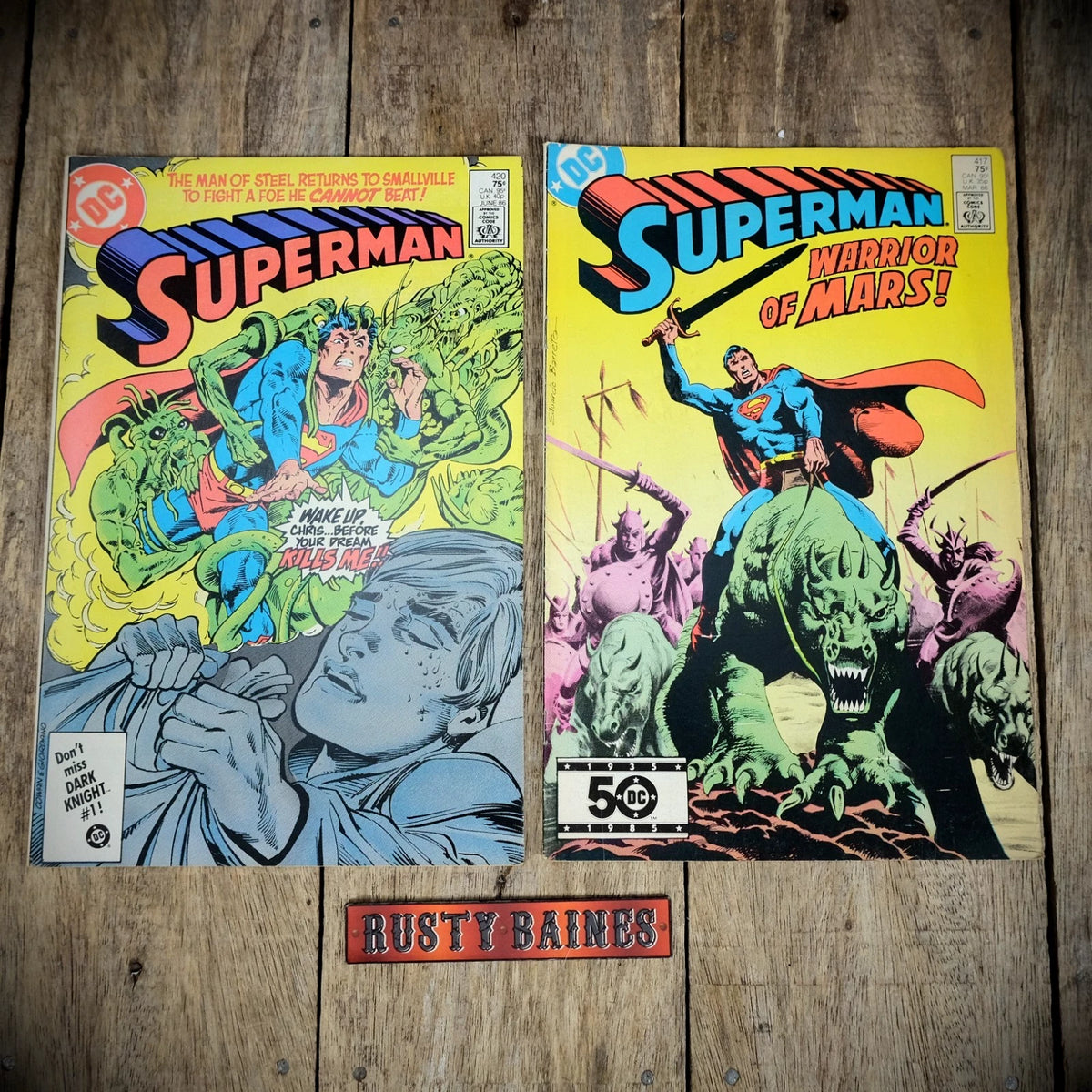 DC Comic, Superman #417, 420, 1986
