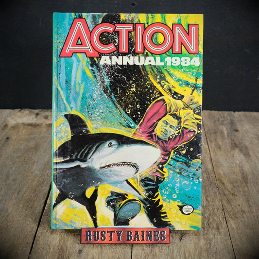 Action Annual 1984, Vintage British Fleetway Comic Hardcover