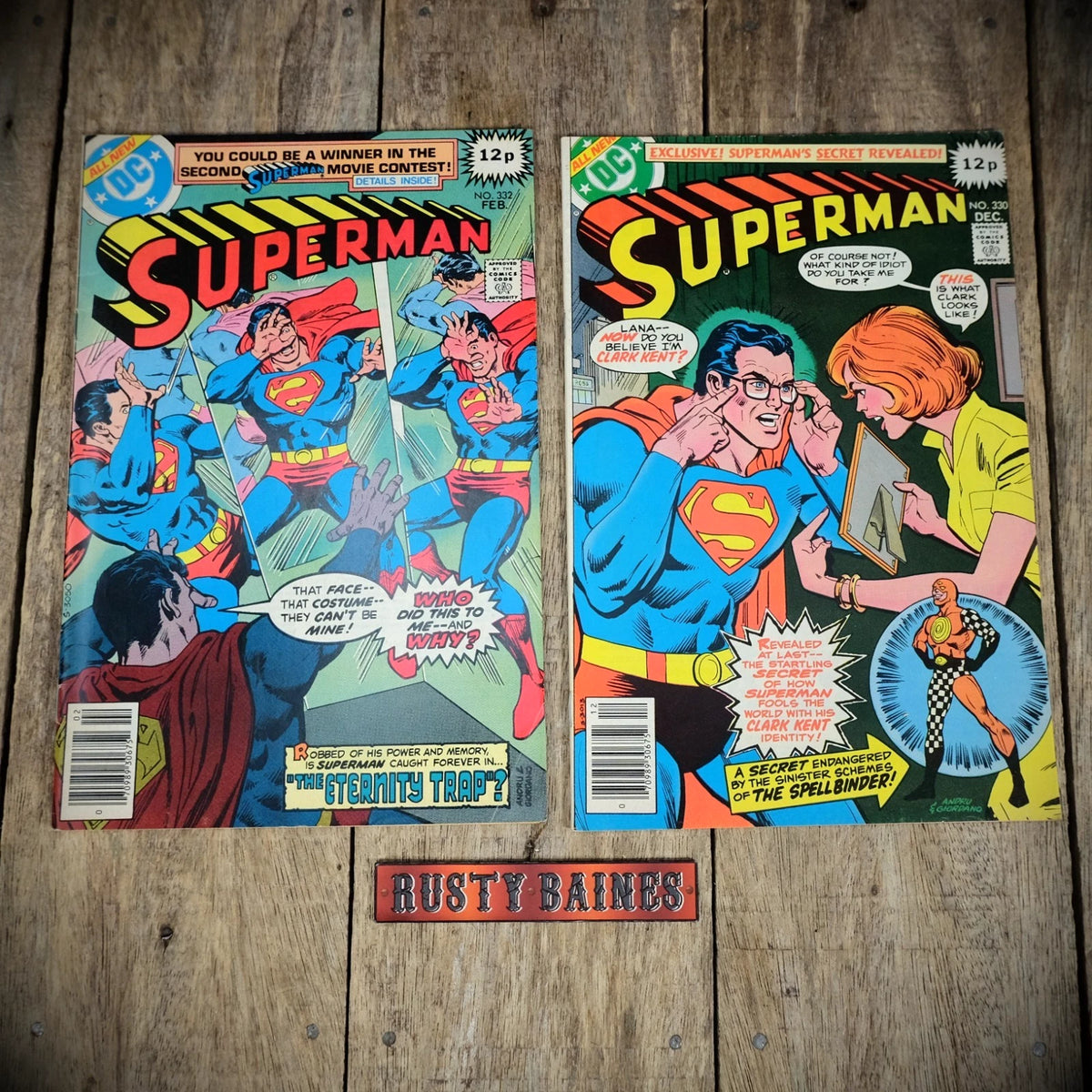 DC Comic, Superman #330, 332, 1978/79