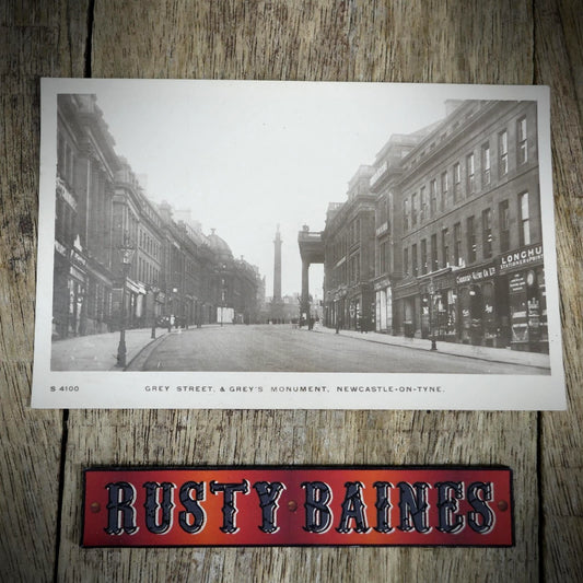 Postcard, Newcastle, Grey Street & Monument Real Photo