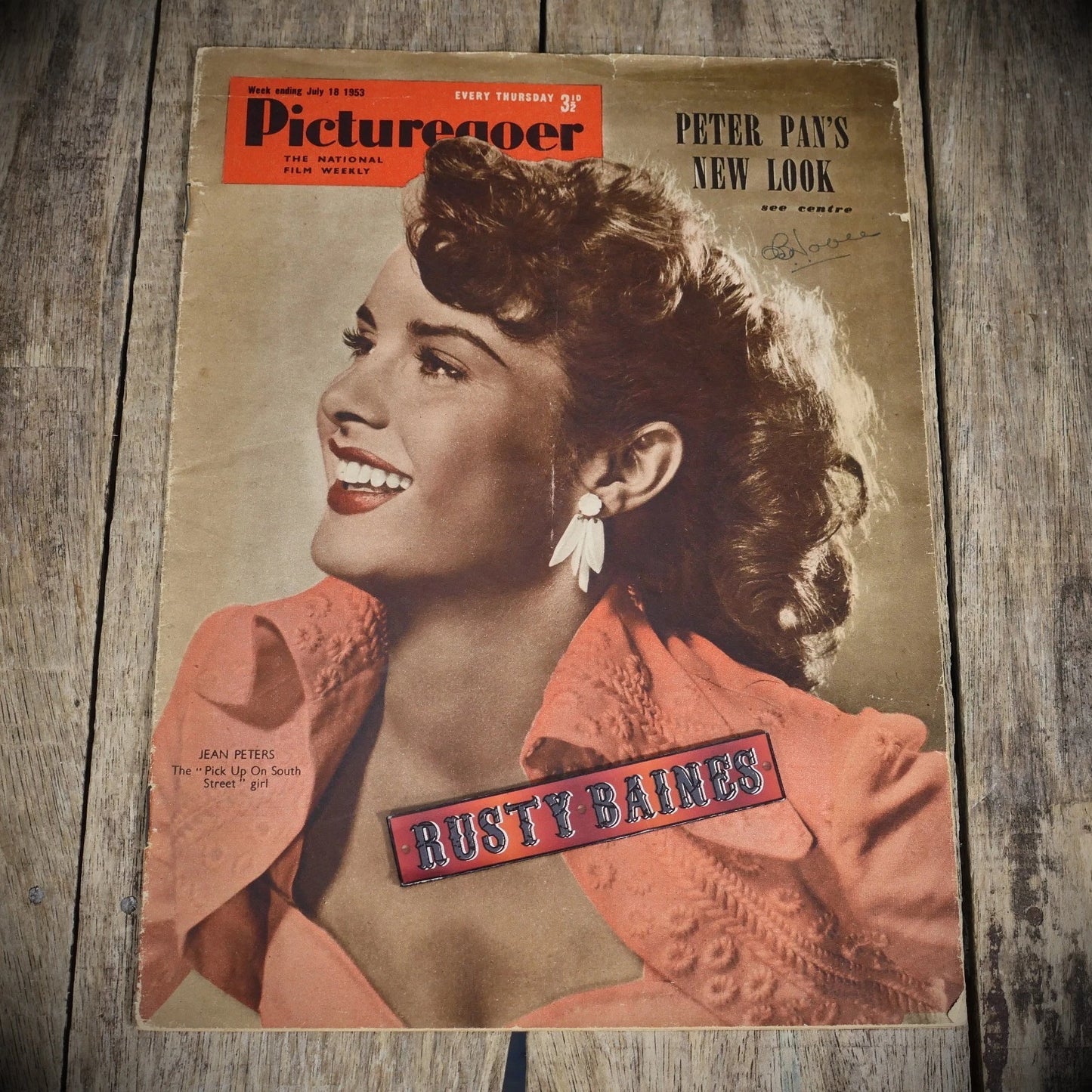 Vintage Picturegoer Magazine Jul 18 1953, Film/Cinema, Jean Paters Cover