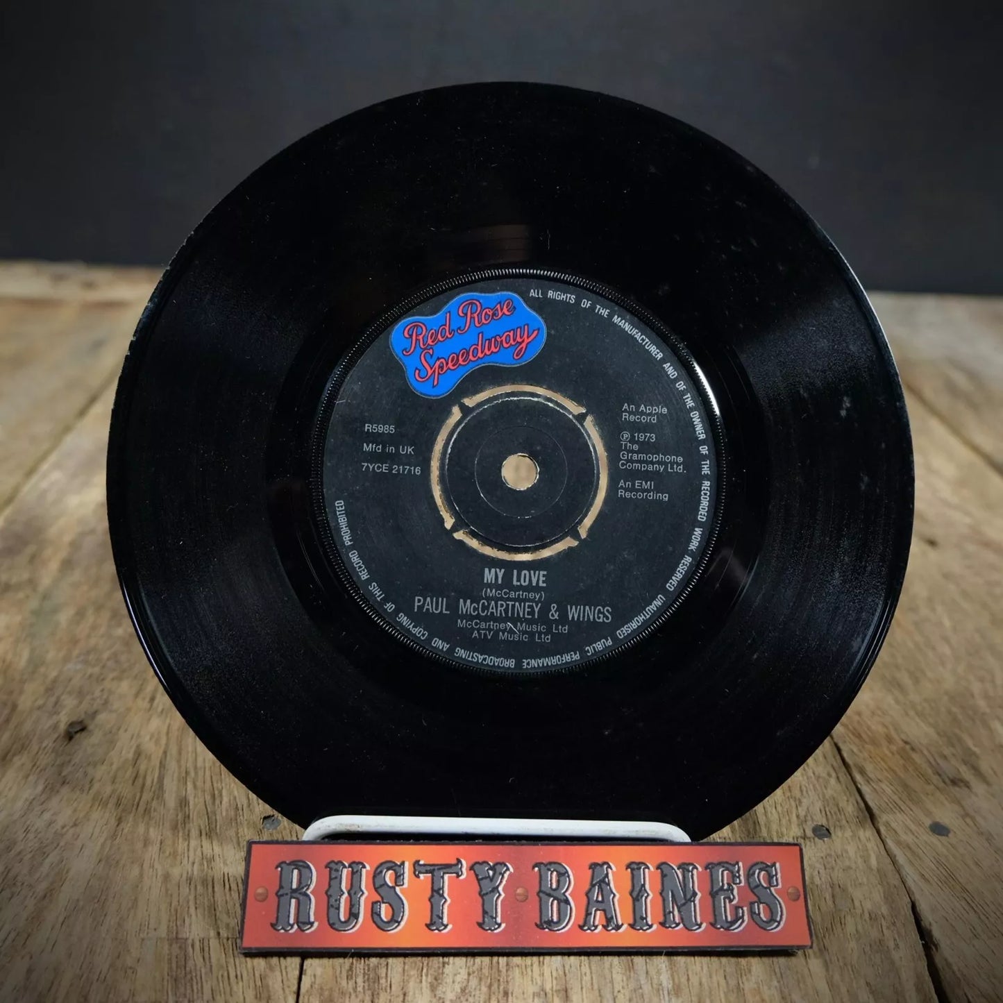 Record 7" Single, Paul McCartney The Mess/My Love