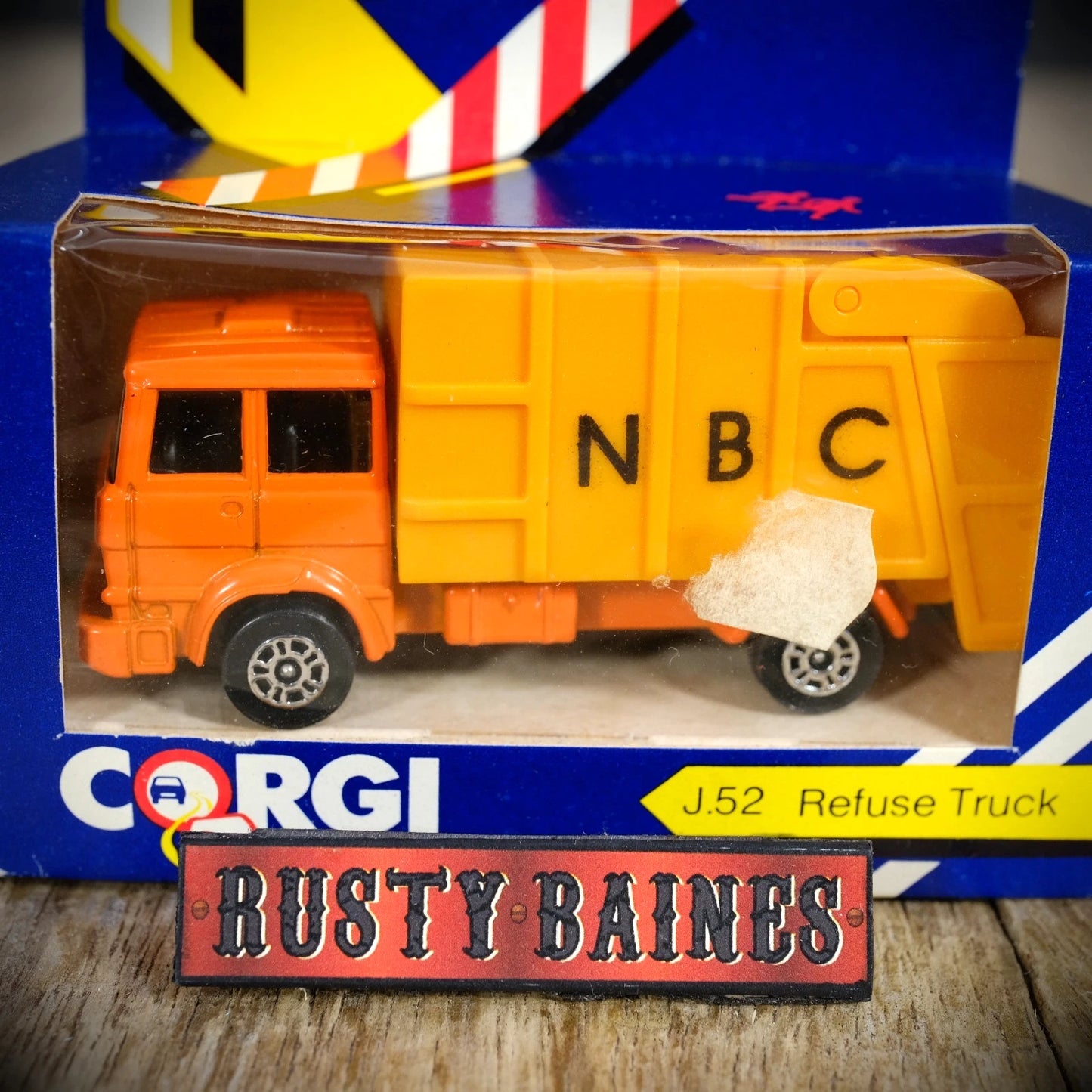 Corgi J52 NBC Refuse Wagon Bin Lorry, Boxed 1984