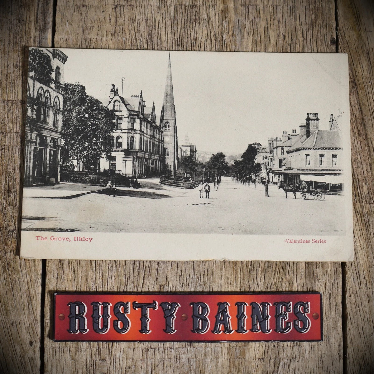 Postcard, Ilkley The Grove, Printed, 1904
