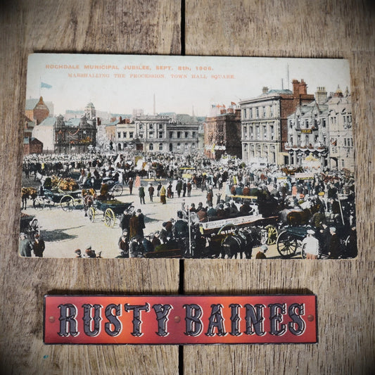Postcard, Rochdale 1906 Procession, Municipal Jubilee, Printed