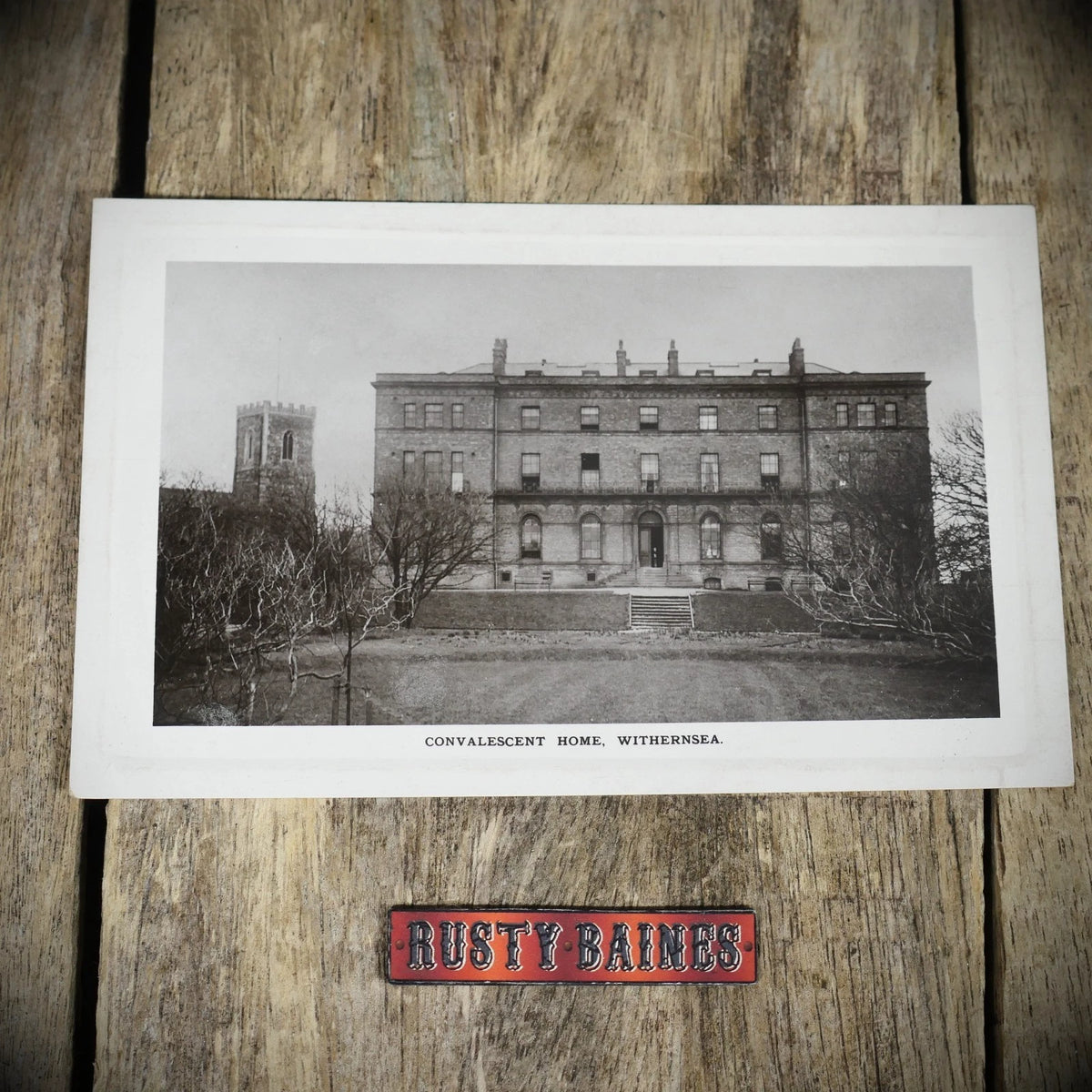 Postcard, Withernsea Convalescent Home/Queens Hotel, Real Photo