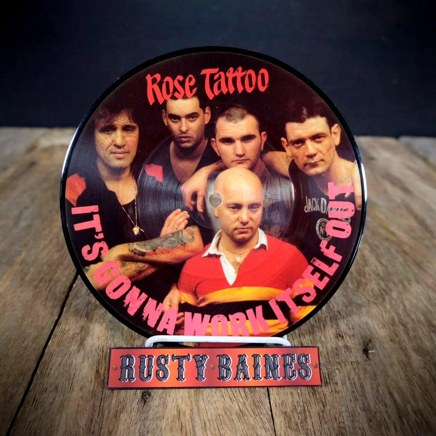 Record 7" Picture Disc Single, Rose Tattoo, It's Gonna Work Itself Out