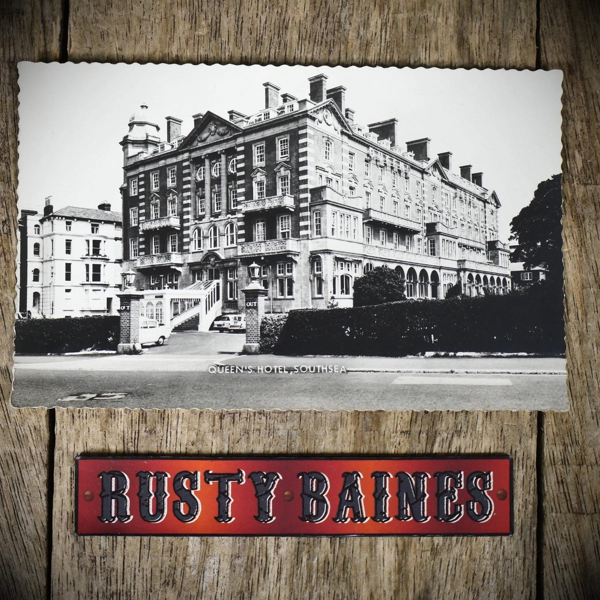 Postcard, Southsea Queen's Hotel, Real Photo
