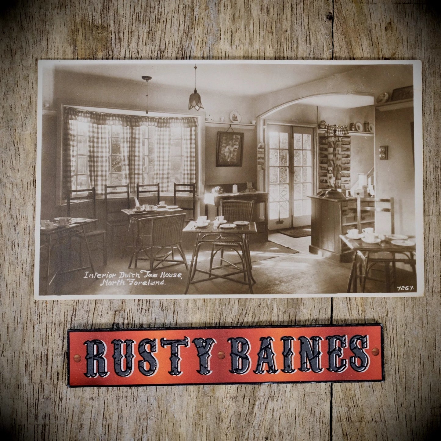 Postcard North Foreland Dutch Tea House Cafe Interior, Broadstairs RP