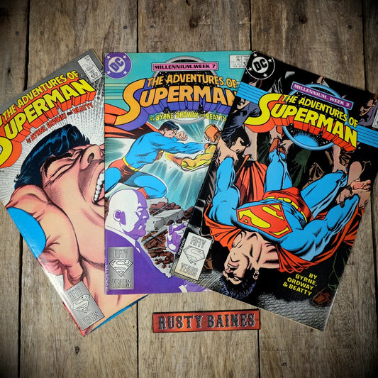 DC Comic, Superman #436, 437, 438, 1988