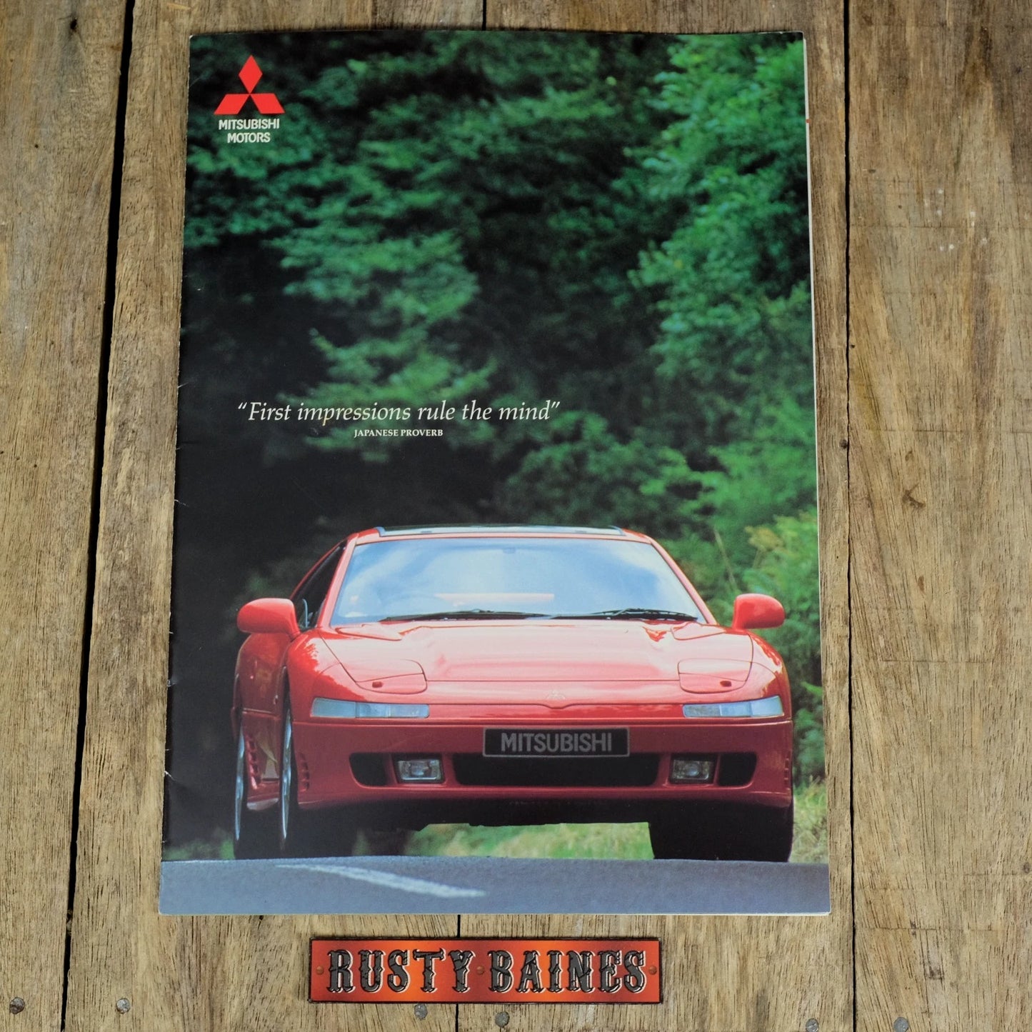 Original Car Brochure, Mitsubishi 3000 GT, 1992 UK