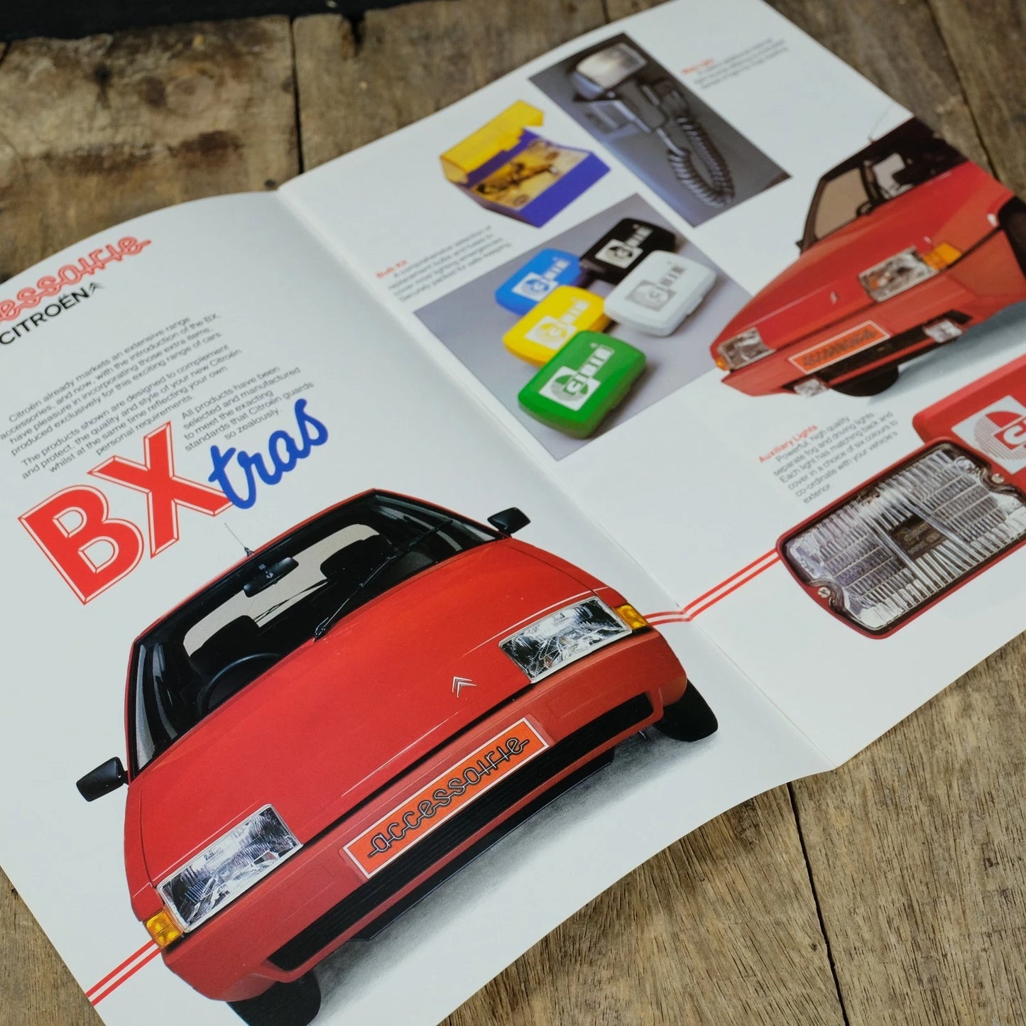 Original Car Brochure, Citroen BX Accessories