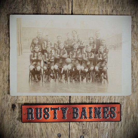 Postcard, Francis Avenue School Football Team 1915, Real Photo