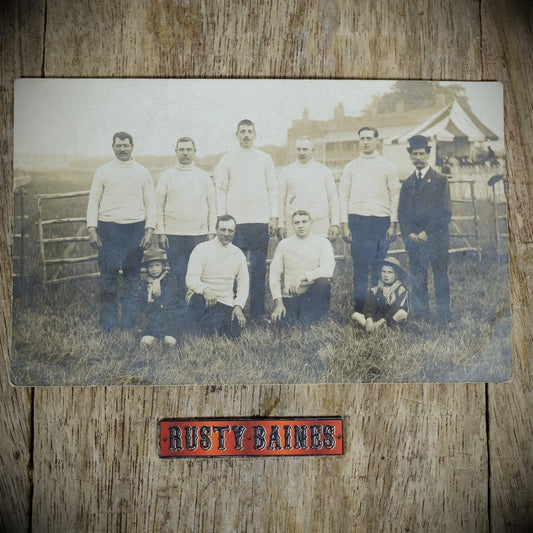 Postcard, Unidentified Sports Team, Cub Scouts, Real Photo