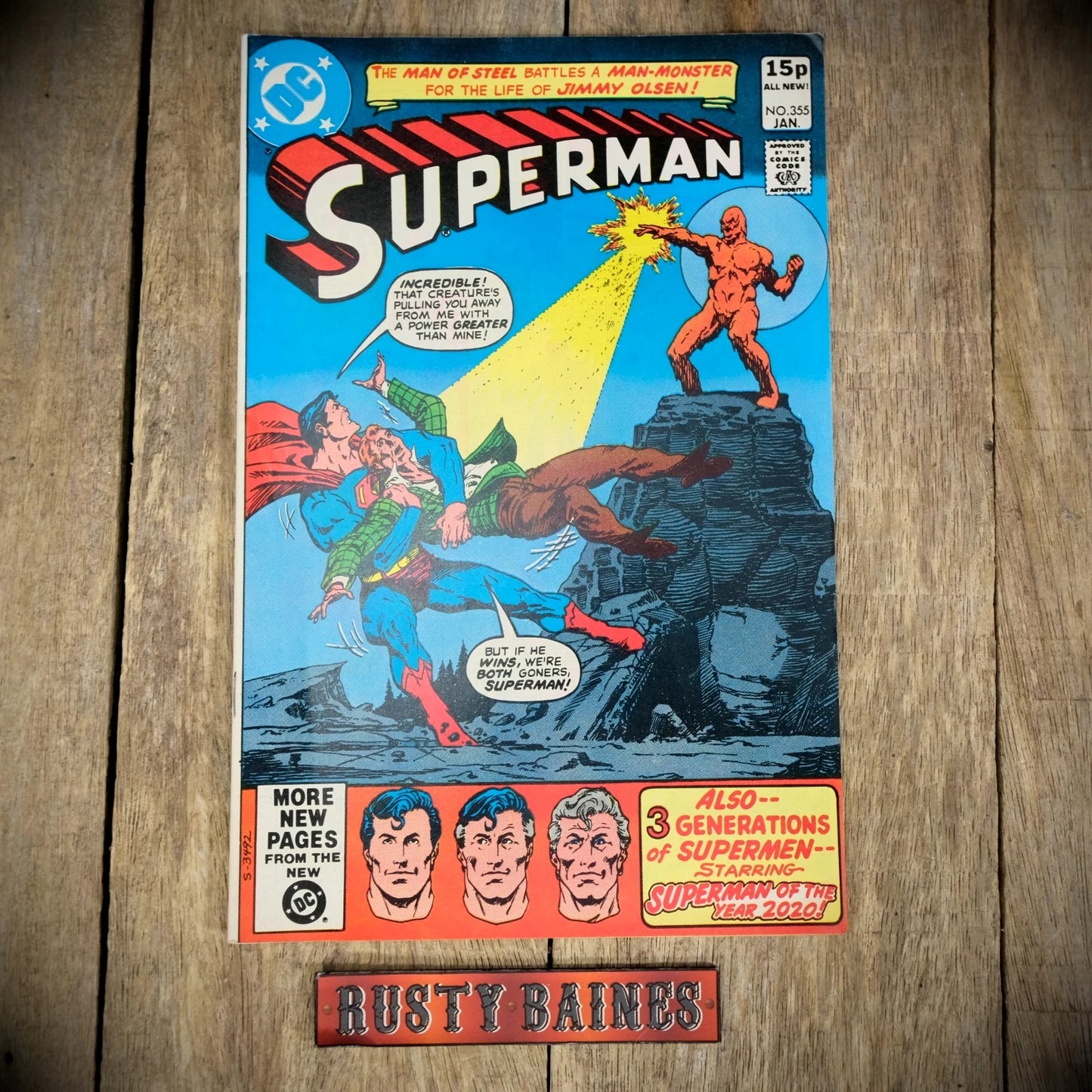 Comic Bundle, DC Superman #354-355-356