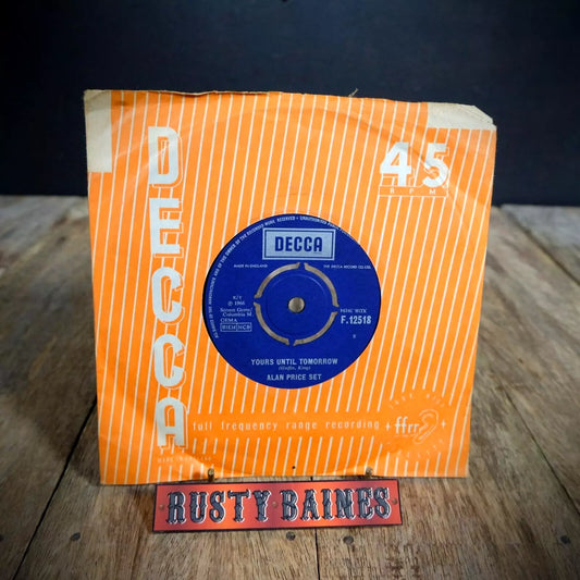 Record 7" Single, Alan Price Set, Yours Until Tomorrow/Willow Weep