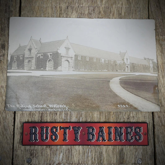 Postcard, Welbeck Riding School, Worksop, Real Photo