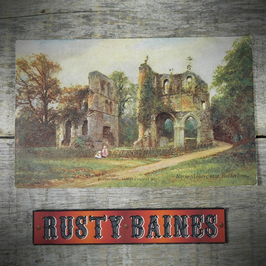 Postcard, Roche Abbey nr Maltby Rotherham