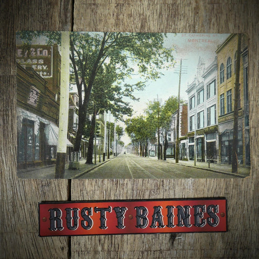 Postcard, Canada, Montreal, St Catherine Street, Printed
