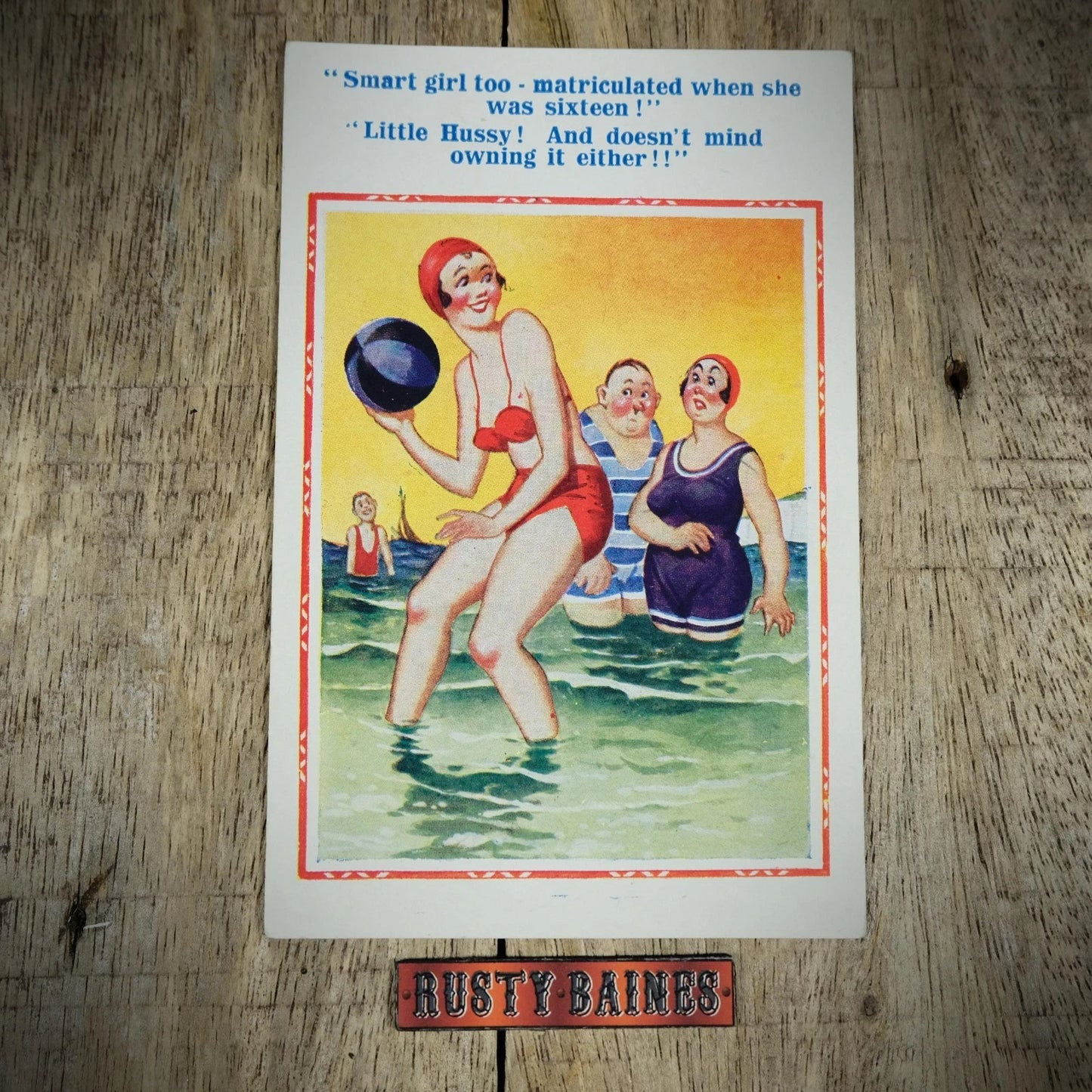 Postcard, Comic/Humour, Little Hussy Bathing Beauty Flapper