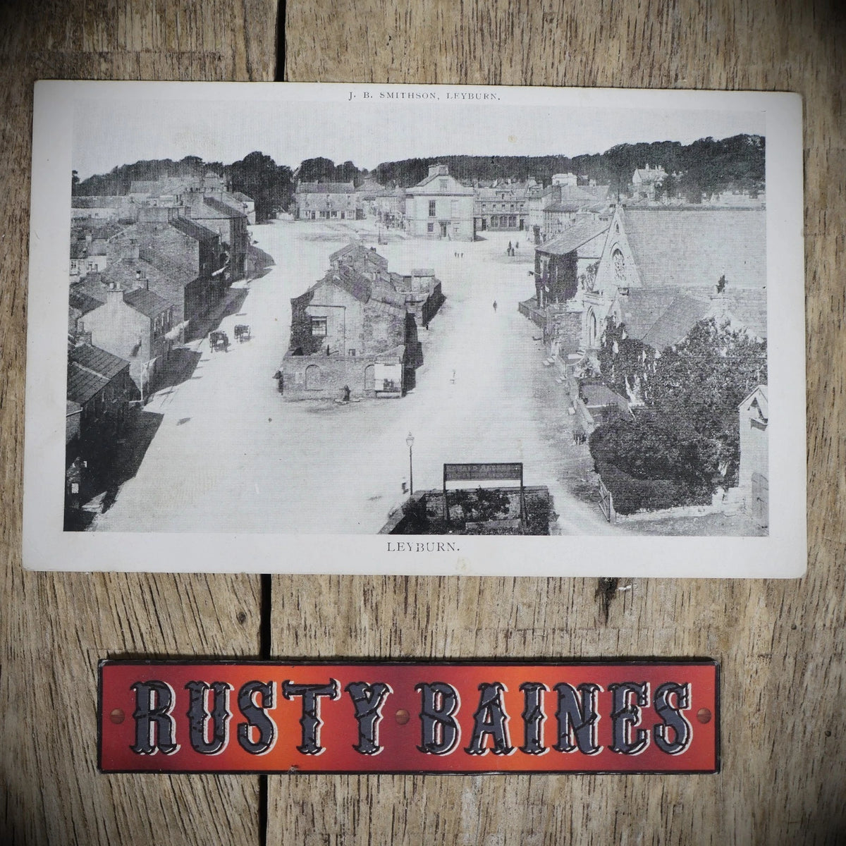 Postcard, Leyburn Early 1900s View Yorkshire, Printed