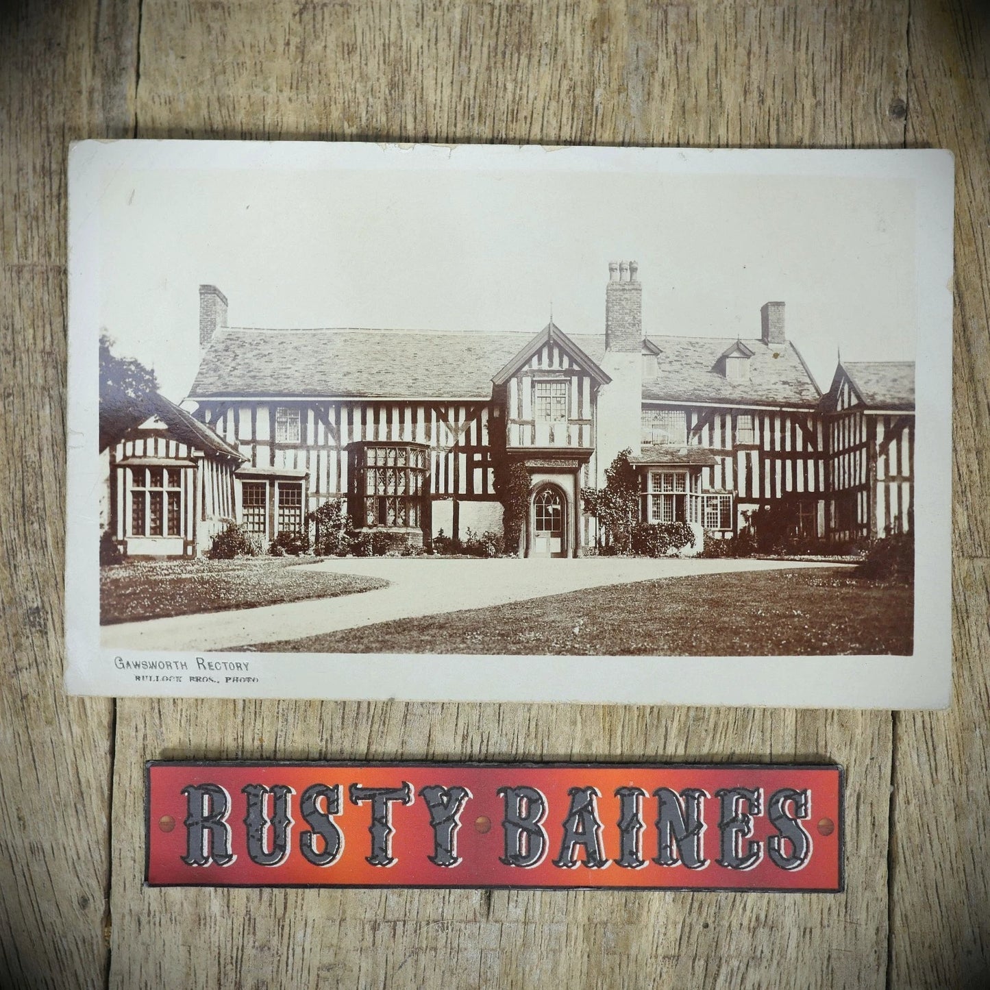 Postcard, Gawsworth Rectory Cheshire, Real Photo