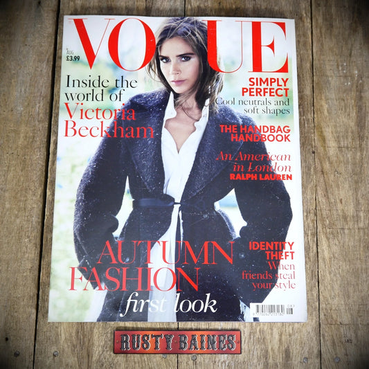 Vogue Magazine August 2014, Victoria Beckham, Ralph Lauren