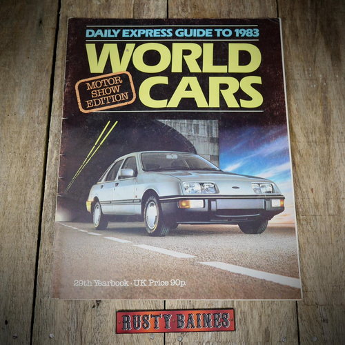 Vintage Back Issue Magazine Daily Express World Car Guide 1983