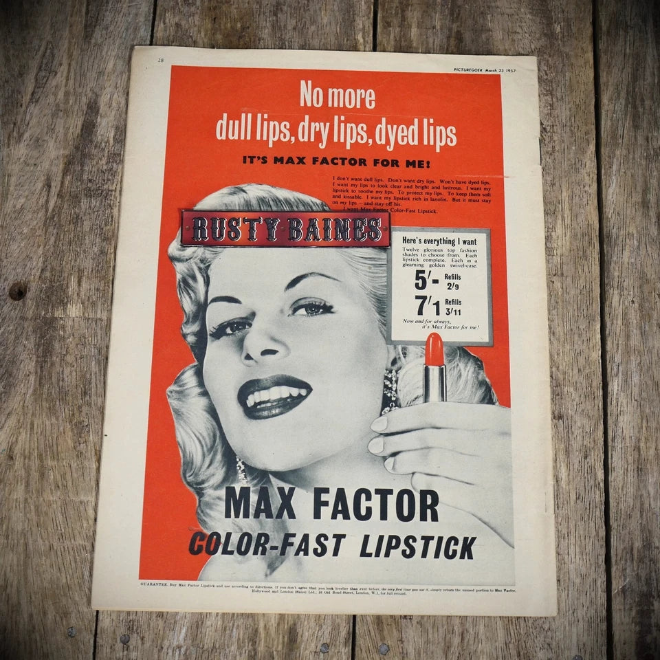 Vintage Picturegoer Magazine March 23 1957, Anna Maria Alberghetti Cover