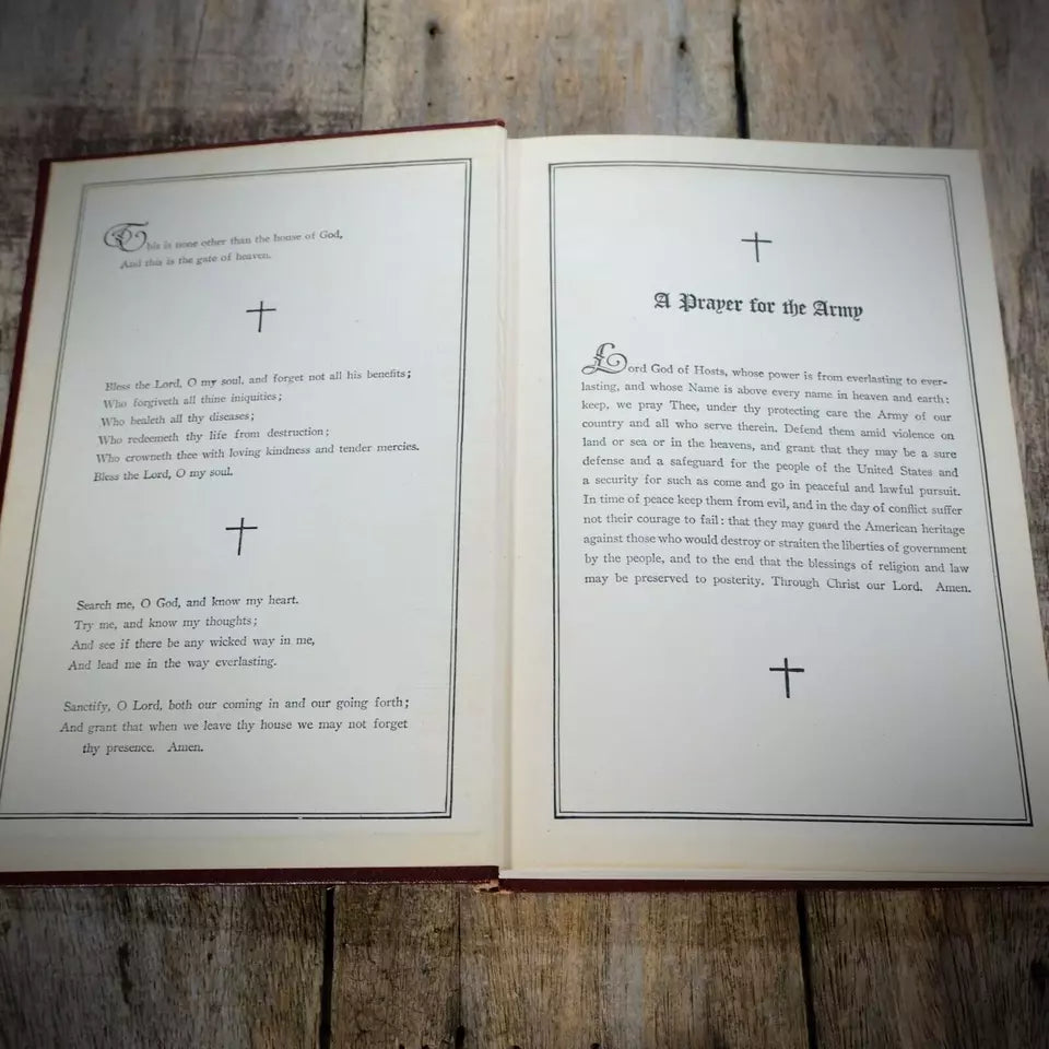 The Hymnal Army and Navy, 1942, WW2 Religious Interest, Ivan Bennett, Hardcover