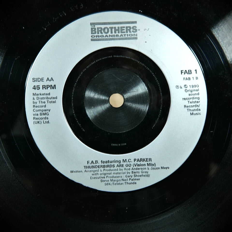 Record 7" Single: Thunderbirds Are Go, MC Parker