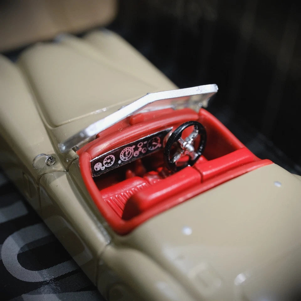 Corgi Jaguar Xk120 Open Top, Cased, Lavender Grey