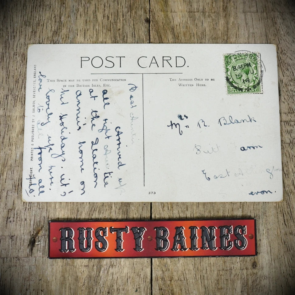 Postcard, Comic, Reg Carter, Bald Man, Fresh Air/Hair Joke