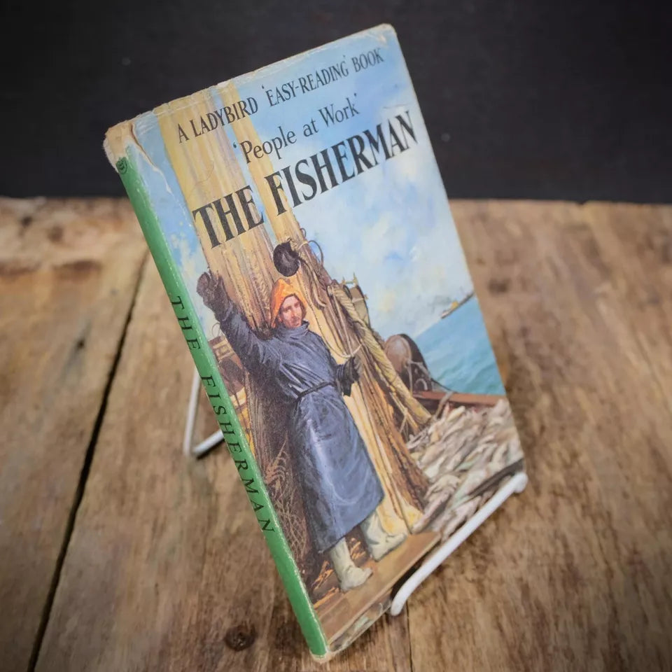 Vintage Ladybird Book, People at Work, The Fisherman, Dustwrapper 2'6 Issue