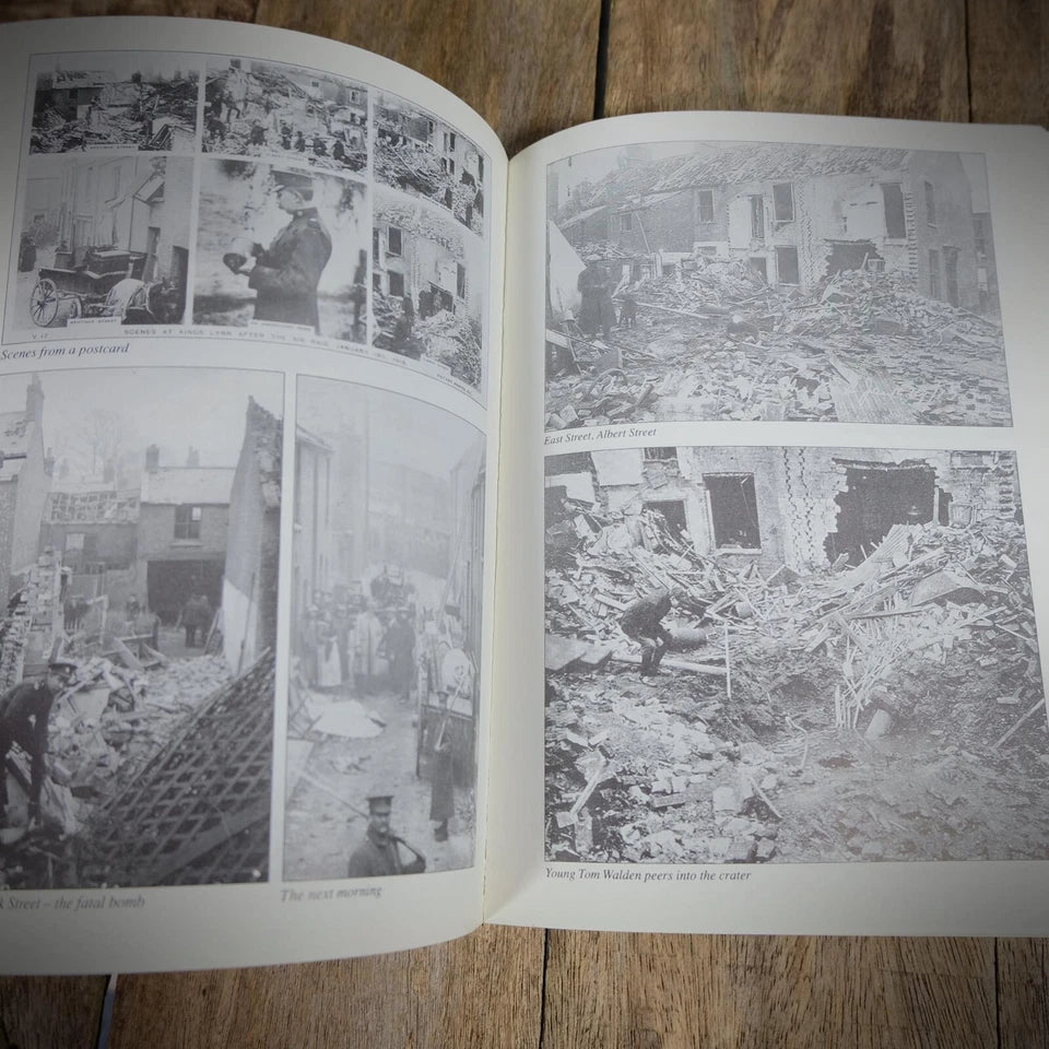 Death from the Skies Zeppelin Raids Over Norfolk, WW1, R J Wyatt, 1990 Softcover