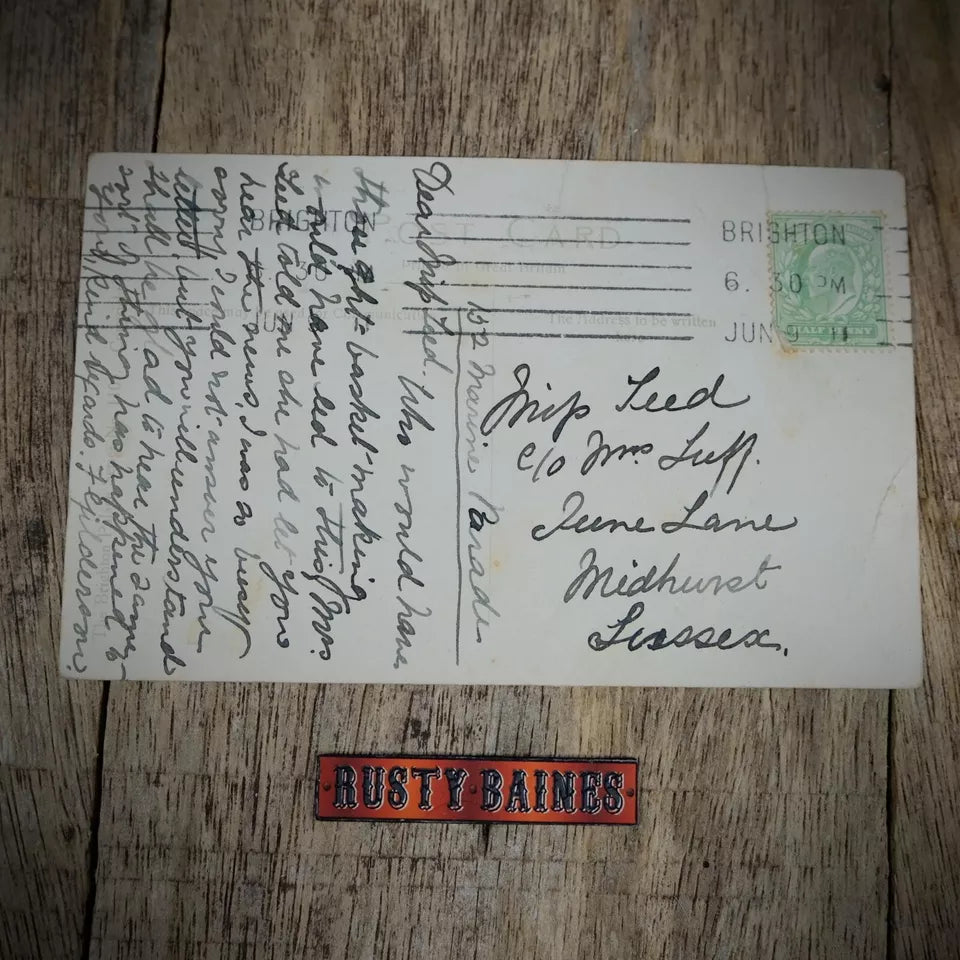 Postcard, Brighton, Upper Rock Gardens, Early 1900s, Printed