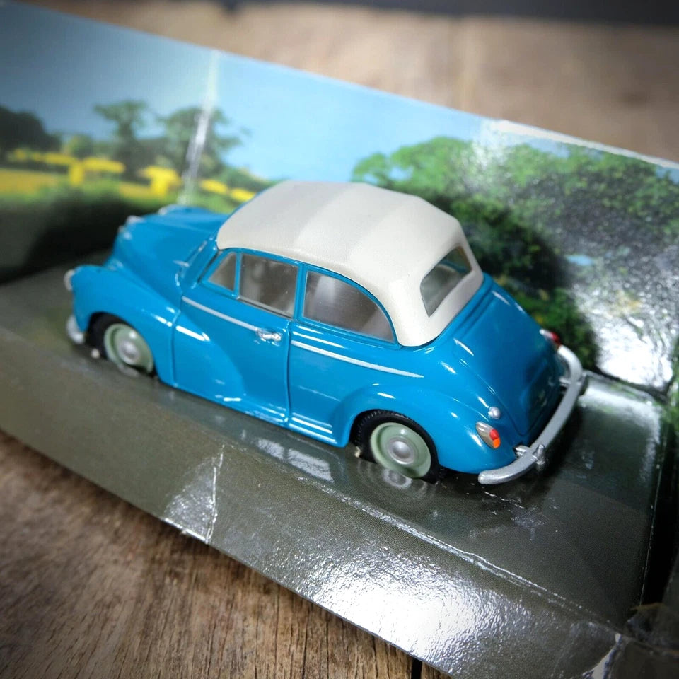 Corgi Morris Minor 1000 Convertible, Pageant Blue, Boxed 1/43