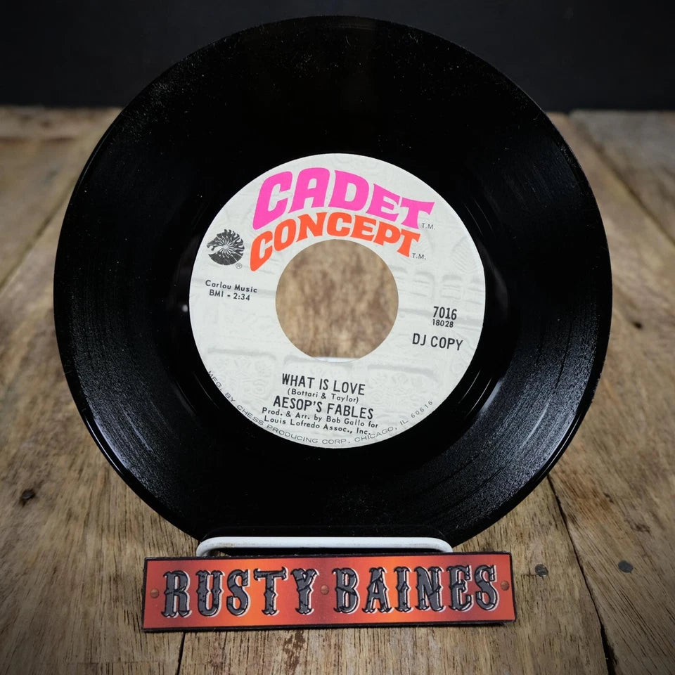 Record 7" Single, Aesop's Fables, and when it's over