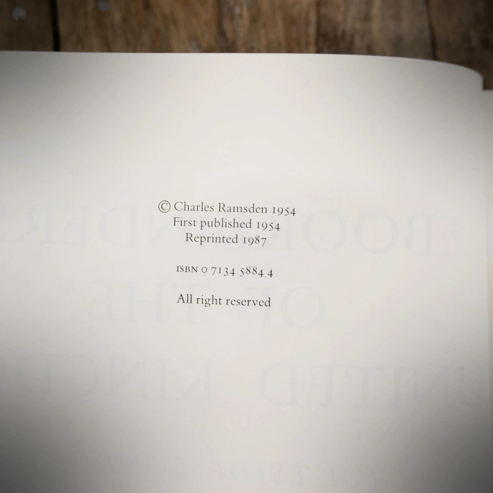 Book Binders of the United Kingdom 1780-1840, Charles Ramsden, 1987 Hardcover