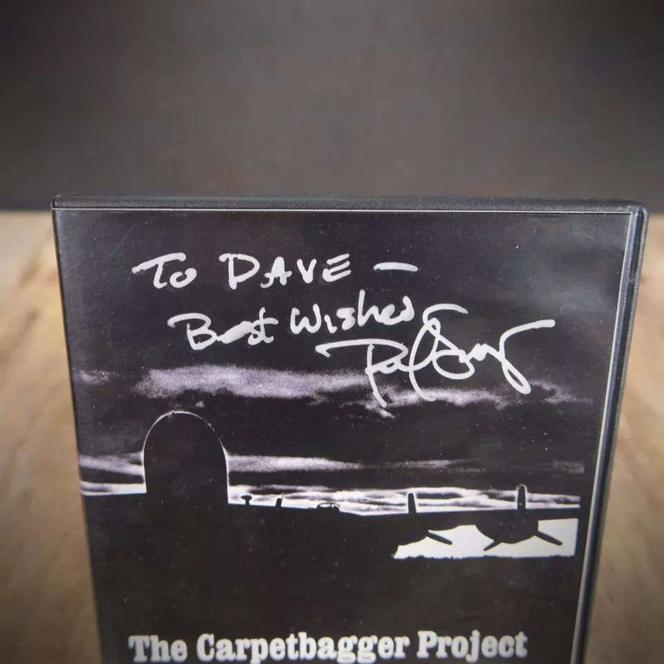 DVD, The Carpetbagger Project Secret Heroes, Signed, WW2 Documentary