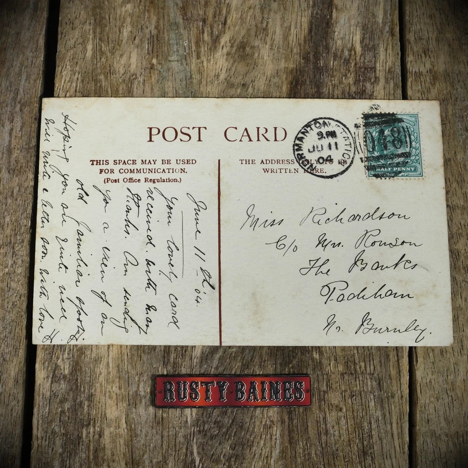 Postcard, Normanton High Street, 1904 Printed