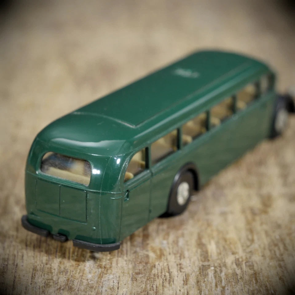 Brekina Mercedes-Benz Coach Bus, West German, Green Plastic
