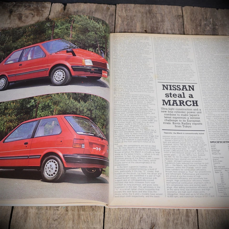 Vintage Motor Magazine Oct 23rd 1982, MG Metro Cover, Show Guide