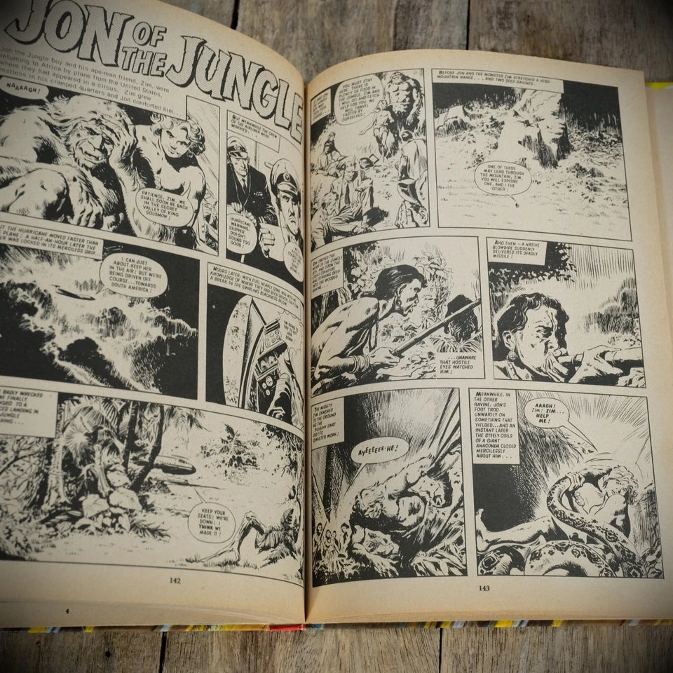 Valiant Annual 1973, Vintage British Fleetway Comic Hardcover