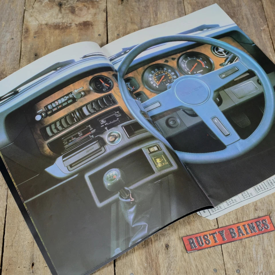 Original Car Brochure, 1980 Toyota Celica Range, UK Price List, Coupe/Liftback
